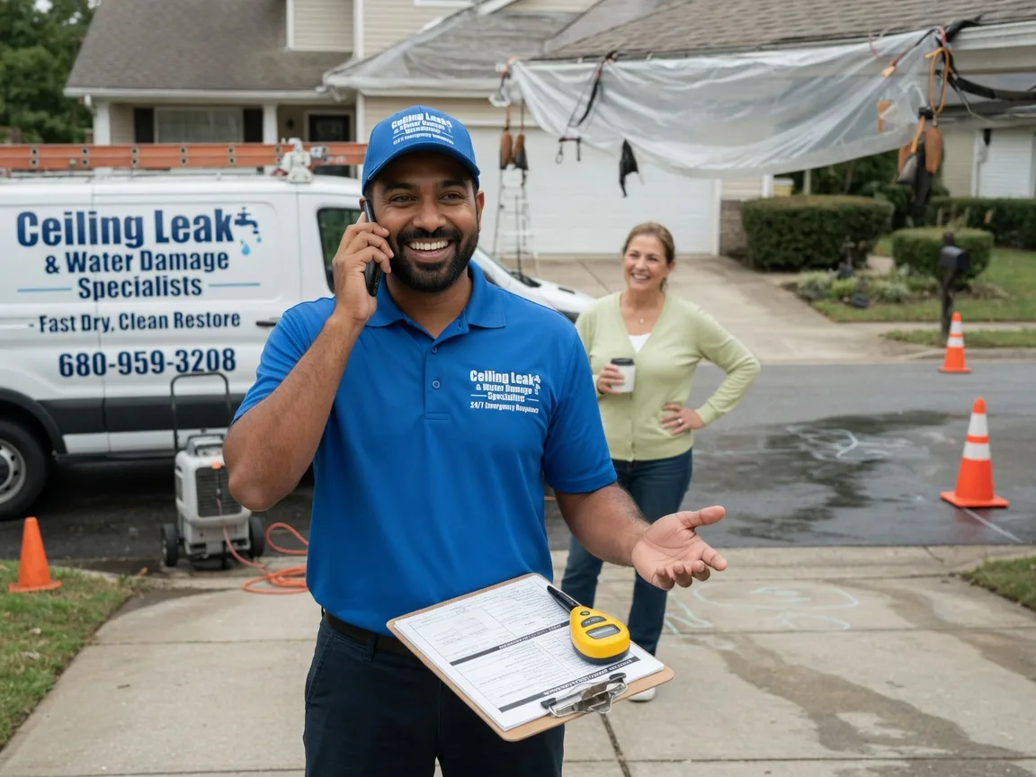 Ceiling Leak Cleanup Coon Valley, WI FAQs